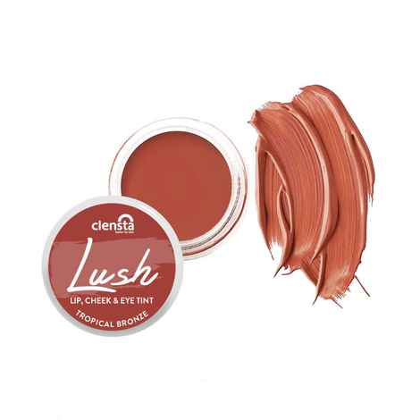 Buy Clensta Lush Blush lip and cheek tint - Tropical Bronze| 5 gm| With Red Aloe Vera and Jojoba Oil| Better Lip Tone and Soft Texture| Cheeks Blush - Purplle