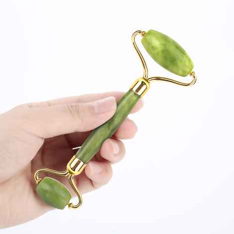 Buy Trendzie Skin Care Professional Facial Massage Jade Roller for Face & Neck Massage Tool (Assorted Color) - Purplle