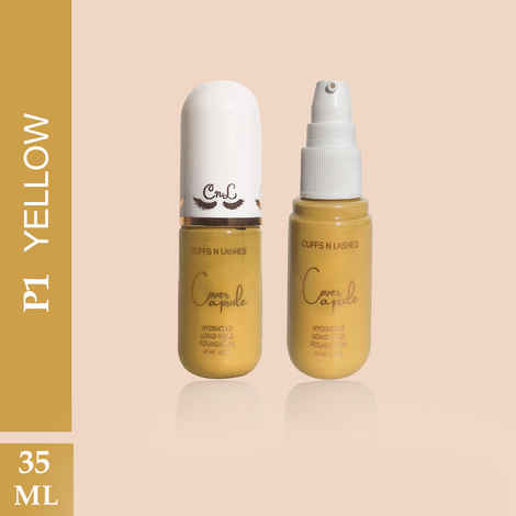 Buy Cuffs N Lashes Cover Capsule Hydrating Foundation, Yellow P1 - Purplle