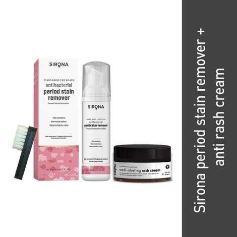 Buy Sirona Period Stain Remover and Anti Chafing Rash Cream Combo - Purplle