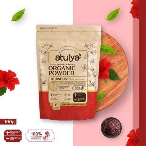 Buy Atulya Hibiscus Organic Powder 100 gm - Purplle