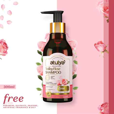 Buy Atulya Valley Rose Shampoo 300 ml - Purplle