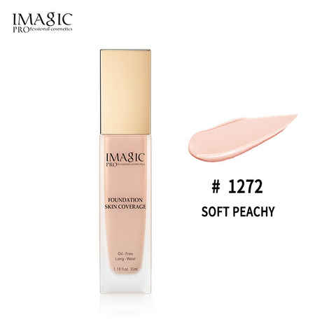 Buy IMAGIC PROfessional Makeup Skin Coverage Foundation FA127-02 SOFT PEACHY - Purplle
