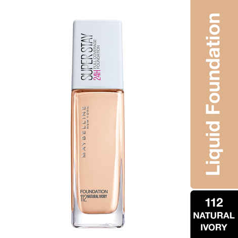 Buy Maybelline New York Super Stay Full Coverage Foundation - Natural Ivory 112 (30 ml) - Purplle