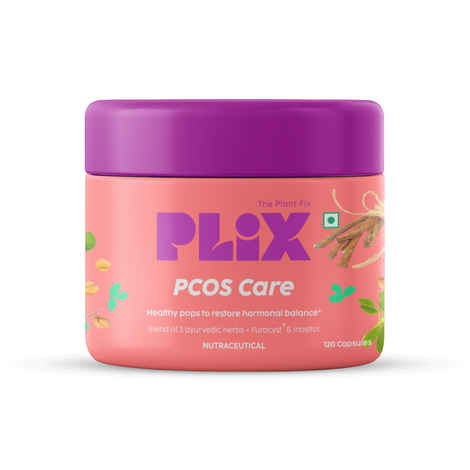 Buy PLIX Women's PCOD Care (120 Capsules)| Helps Restore Hormonal And Menstrual Cycle with Fenugreek Extract | Soy Free, Dairy Free, Gluten Free - Purplle