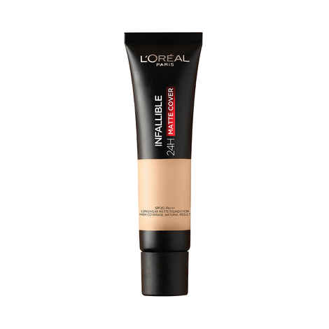 Buy L'Oreal Paris Infallible 24H Matte Cover Liquid Foundation, 125 Natural Rose (35 ml) - Purplle