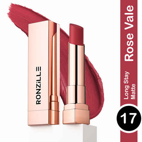 Buy Ronzille RC Long Stay Creamy Matte Lipstick With Intense Colour -17 - Purplle