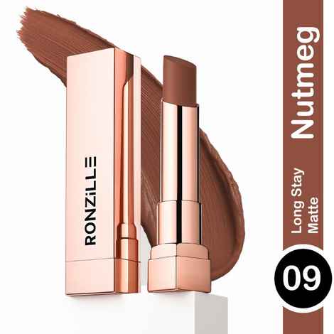 Buy Ronzille RC Long Stay Creamy Matte Lipstick With Intense Colour -09 - Purplle