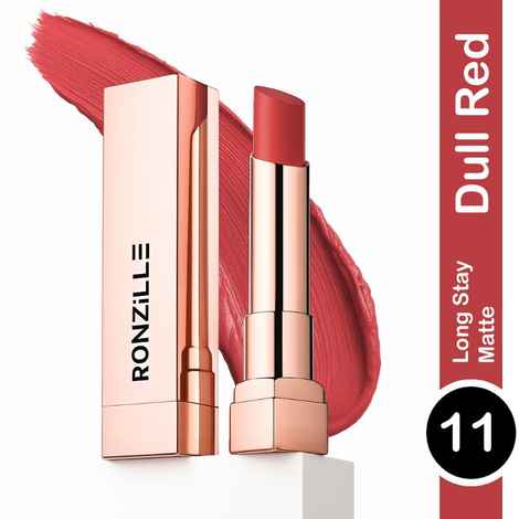 Buy Ronzille RC Long Stay Creamy Matte Lipstick With Intense Colour -11 - Purplle
