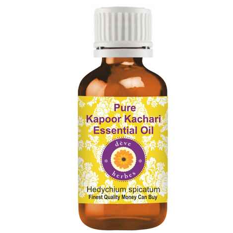 Buy Deve Herbes Pure Kapoor Kachari Essential Oil (Hedychium spicatum) Natural Therapeutic Grade Steam Distilled 10ml - Purplle