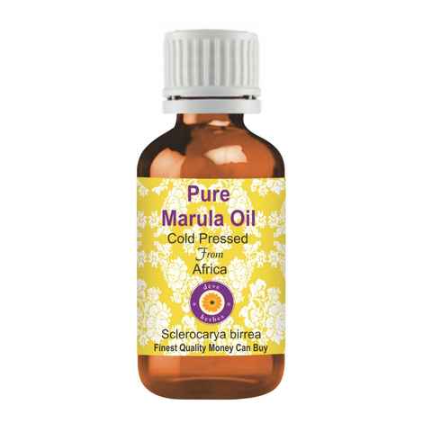 Buy Deve Herbes Pure Marula Oil (Sclerocarya birrea) Natural Therapeutic Grade Cold Pressed 10ml - Purplle