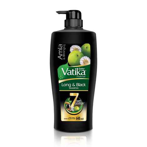 Dabur Vatika Long and Black Shampoo 640ml