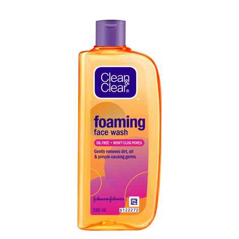 Buy Clean & Clear foaming face Wash 240 ml - Purplle