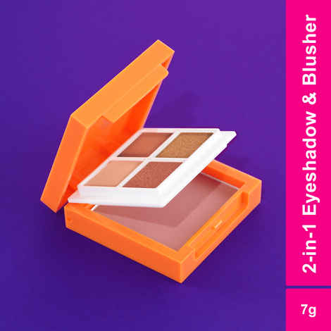 Buy Swiss Beauty Craze Eyeshadow and Blusher Palette with highly pigmented and Blendable Colors | Shade -3, Sweet Sunset | - Purplle