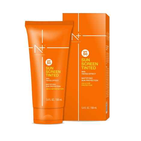 Buy N Plus Professional Sun Screen Tinted SPF 50, Mattifying Sun Protection - Purplle