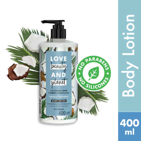 Buy Love Beauty & Planet Natural Coconut Water Hydrating Body Lotion (400 ml) - Purplle