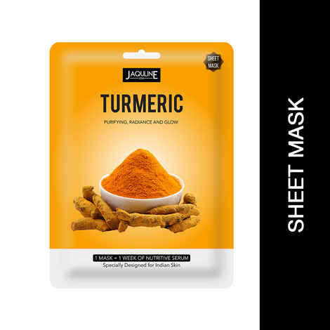 Buy Jaquline USA Turmeric Sheet Mask 1 Pc - Purplle