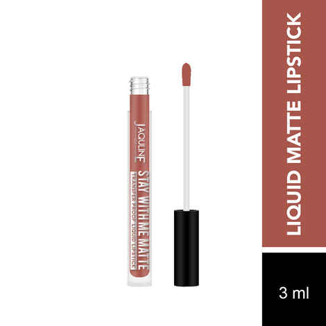 Buy Jaquline USA Stay With Me Liquid Lipstick Gossip Gal 3 ml - Purplle