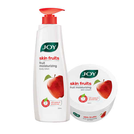 Buy Joy Skin Fruits Fruit Moisturizing Body Lotion 500ml & Skin Fruits Skin Cream 500ml - Purplle