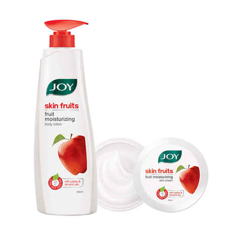 Buy Joy Skin Fruits Fruit Moisturizing Body Lotion 500ml & Skin Fruits Skin Cream 200ml - Purplle
