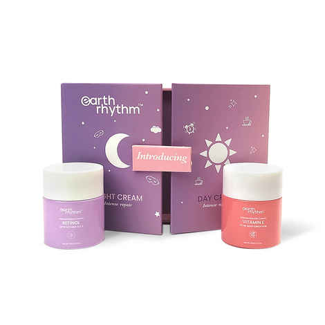 Buy Earth Rhythm Day & Night Cream Gift Box - Purplle