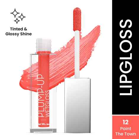 Swiss Beauty Plump-Up Wet Lip Gloss for Glossy and Fuller Lips 12-Point The Town 2 ml