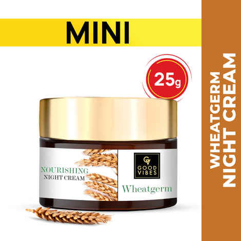 Buy Good Vibes Wheatgerm Nourishing Night Cream (25g) - Purplle