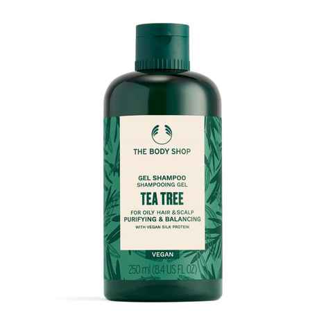 Buy The Body Shop Tea Tree Purifying & Balancing Shampoo Gel -250ML - Purplle
