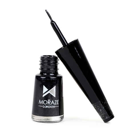 Buy Moraze Black Glittery Colored Eyeliner, Waterproof, Smudge Proof, Long Lasting - Purplle