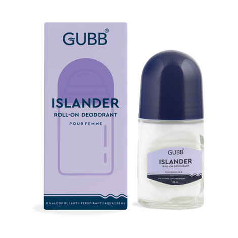 Buy GUBB Islander Roll On Deodorant For Women - Pourfemme Aqua 55 ml - Purplle