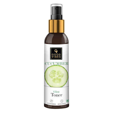 Good Vibes Cucumber Glow Toner | Hydrating, Minimizes Pores | With Liquorice | No Parabens, No Alcohol, No Sulphates, No Animal Testing (200 ml)