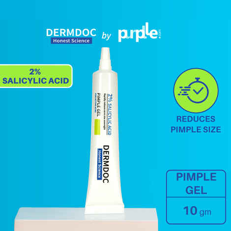 Buy DERMDOC 2% Salicylic Acid Pimple Gel (10 gm) , acne spot corrector , acne spot treatment , acne treatment - Purplle