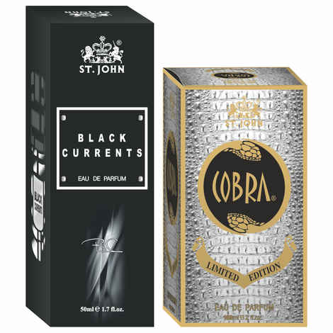Buy St John Cobra Limited Edition 100ml & Black Current 50 ml Body Perfume Combo Gift Pack Eau de Parfum - 150 ml (For Men & Women) - Purplle