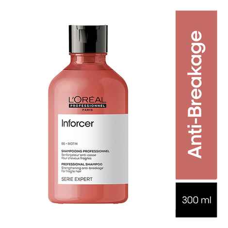 Buy L'Oreal Professionnel Inforcer Shampoo for Reduced Hair Breakage 300 ml | With Biotin & Vitamin B6 - Purplle