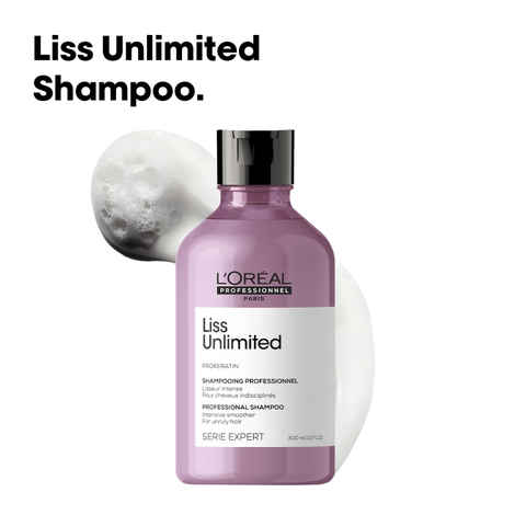 Buy L'Oreal Professionnel Liss Unlimited Shampoo for Frizzy & Unruly Hair 300 ml | With Pro-Keratin - Purplle