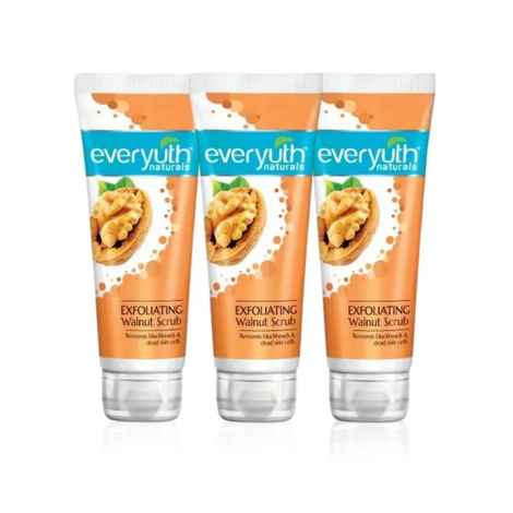 Buy Everyuth Naturals Exfoliating Walnut Scrub With Nano Multi Vit A (50 g) - Pack of 3 - Purplle