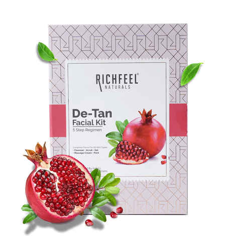 Richfeel De-Tan Facial Kit 5x50g