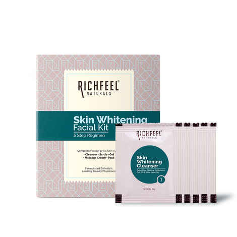 Buy Richfeel Skin Whitening Facial Kit 5 X 6g - Purplle