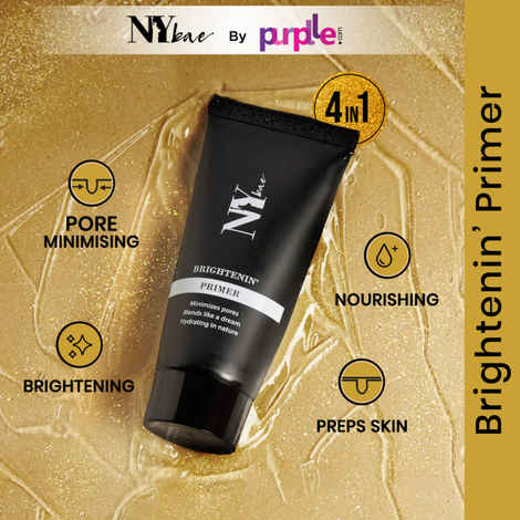 Buy NY Bae 4IN1 Brightenin' Primer (15g) | Bright Skin | Pore Minimising | Golden Glow | Long Lasting Makeup | Glowy Face Base - Purplle