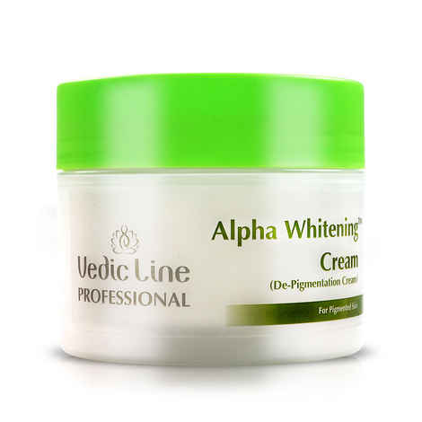 Buy Vedicline Alpha Whitening Cream, Reduce Pigmentation, Acne and Wrinkle with Green Tea & Olive Oil To Give Clear, Brighter Skin Complexion, 500ml - Purplle