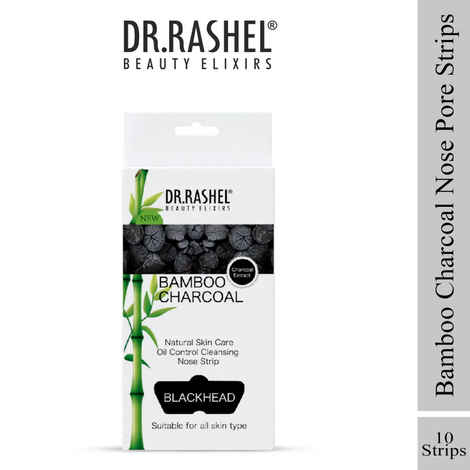 Buy Dr.Rashel Bamboo Charcoal Nose Pore Strips Blackhead Removal (10 Strips) - Purplle
