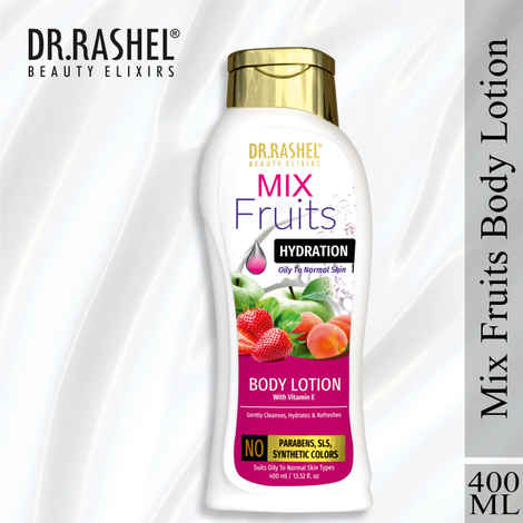 Buy Dr.Rashel Mix Fruits Hydration Body LotionA Normal To Oily skinA (400 ml) - Purplle