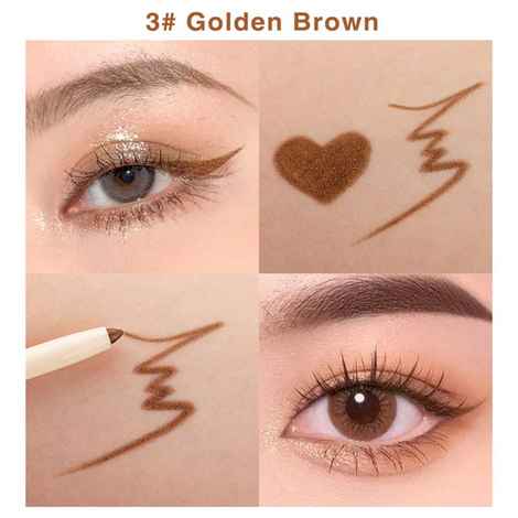 Buy IMAGIC GEL EYELINER PENCIL - EY350-Golden Brown - Purplle