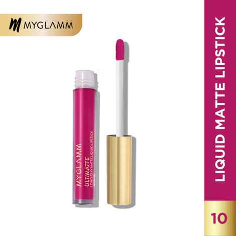 Buy MyGlamm Ultimatte Long Stay Matte Liquid Lipstick-Fuchsia Siren (2.5 ml) - Purplle