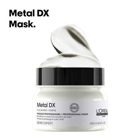 Buy L'Oreal Professionnel Metal DX Hair Mask | Anti-Deposit Protector Hair Mask | Hair Mask for Damaged & Colored Hair (250 gm) - Purplle