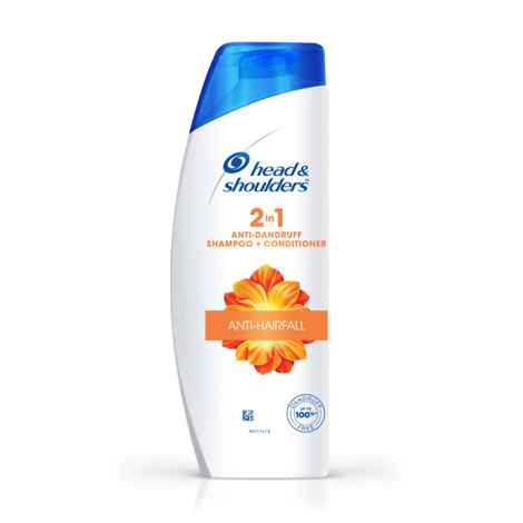 Buy Head & Shoulders 2-in-1 Anti-hairfall Anti-dandruff Shampoo + Conditioner In One (180ml) - Purplle