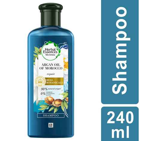 Buy Herbal Essences Moroccan Argan Oil Shampoo For Frizz Free, Soft Hair. With Argan Oil For Hair. Paraben Free,240Ml - Purplle