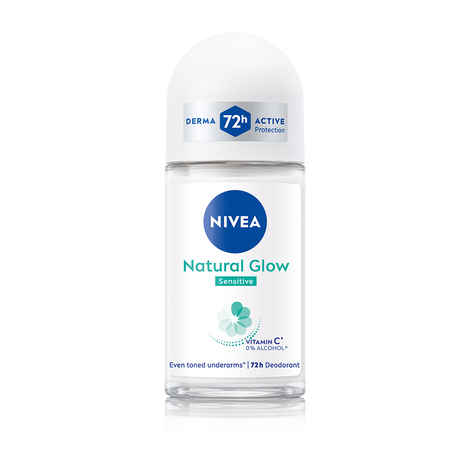 Buy Nivea natural glow Sensitive Roll On (50 ml) - Purplle