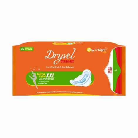 Buy LeefordDryvel Sanitary Pads,Ultra-XXL,Rash Free Natural Sofy Sanitary Pads(30 Pads) - Purplle