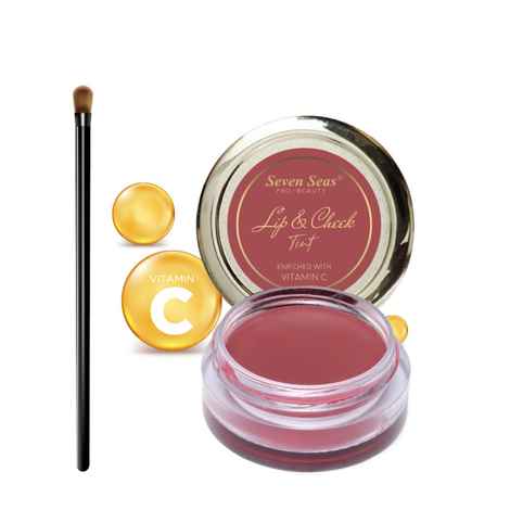 Buy Seven Seas Lips & Cheek Tint With Enriched With Vitamin C Give You a Soft Natural Glow With Brush - Purplle